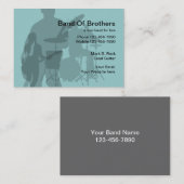 Rock Band Visitekaartjes (Voorkant / Achterkant)