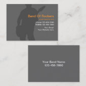 Rock Band Visitekaartjes (Voorkant / Achterkant)