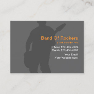 Rock Band Visitekaartjes