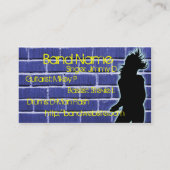 Rock Band Visitekaartjes Brick (Achterkant)