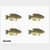 Rock Bass - Red Eye Ovale Sticker (Vel)