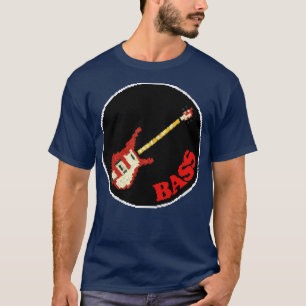 Rock Battle Kaart Game Bass Icon T-shirt