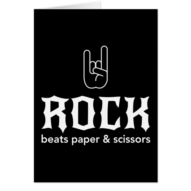 Rock...Beats Paper & Scissors (Voorkant)