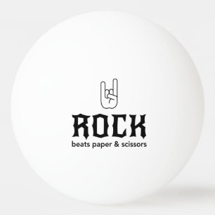 Rock...Beats Paper & Scissors Pingpongbal