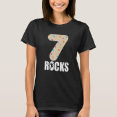 Rock Beklimming 7th Birthday Party (7 jaar) T-shirt (Voorkant)