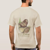 Rock-beklimming waar Marmots zijn, Natuur, sport T-shirt (Achterkant)