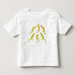 Rock beklimt Geckos. Kinder Shirts