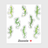 Rock beklimt Geckos. Sticker (Vel)