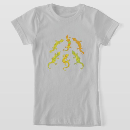 Rock beklimt Geckos. T-shirt (Laagn)