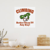 Rock, bergbeklimmen poster (Keuken)