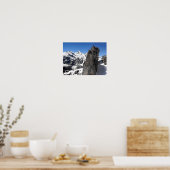 Rock bij de Schilthorn-berg Poster (Keuken)