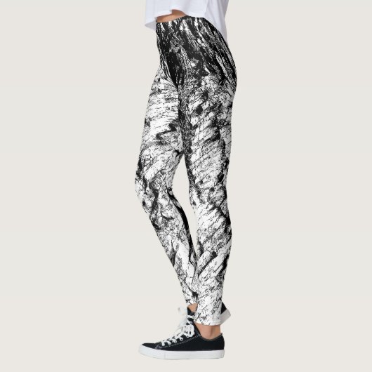 Rock Black en White Leggings (Links)