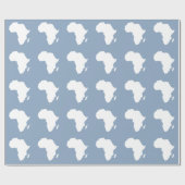Rock Blue Audacious Africa Cadeaupapier (Vlak)