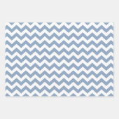 Rock Blue Safari Chevron met Pop Art Giraffe Inpakpapier Vel (Voorkant 2)