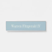 Rock Blue Slight Textured Wall Name plate Deurbordje (Voorkant)