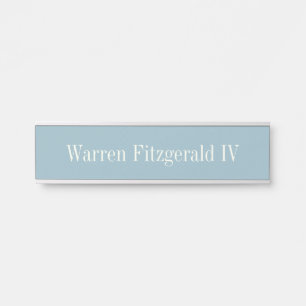 Rock Blue Slight Textured Wall Name plate Deurbordje