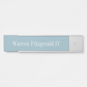 Rock Blue Slight Textured Wall Name plate Deurbordje (Voorkant)