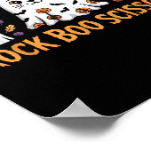 Rock Boo Scissors Cat Halloween Shirt Kinder Game Poster (Hoek)