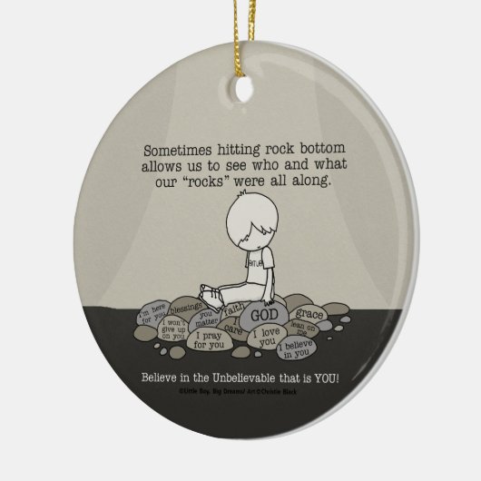 Rock Bottom Keramisch Ornament (Links)