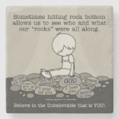 Rock Bottom Stenen Onderzetter (Voorkant)