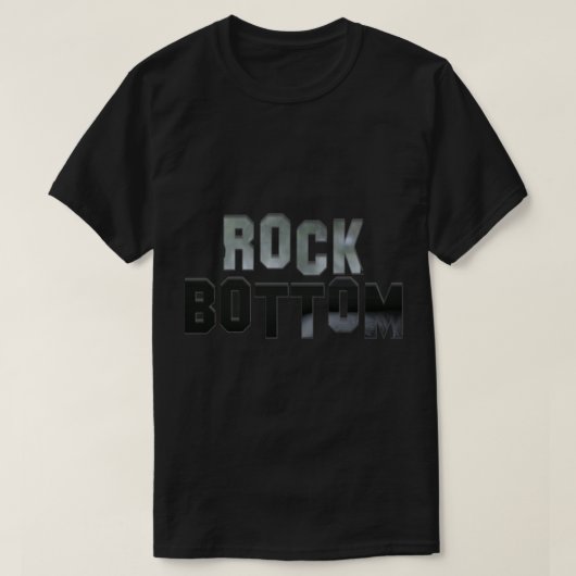 ROCK BOTTOM T-Shirt.png T-shirt (Design voorkant)