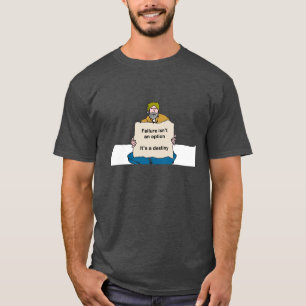 Rock Bottom Threads Donker Humoristisch Down and O T-shirt