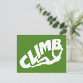 Rock Bouldering Briefkaart (Staand voorkant)