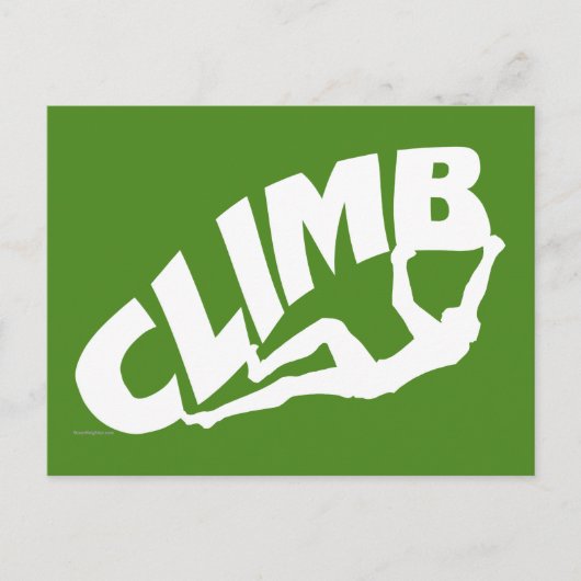 Rock Bouldering Briefkaart (Voorkant)