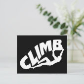 Rock Bouldering Briefkaart (Staand voorkant)