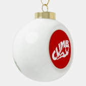 Rock Bouldering Keramische Bal Ornament (Links)