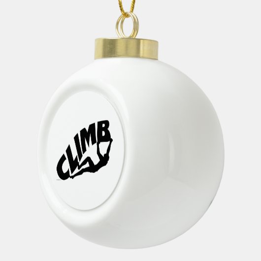 Rock Bouldering Keramische Bal Ornament (Rechts)