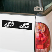 Rock Bouldering, klimmen Bumpersticker (Op Truck)