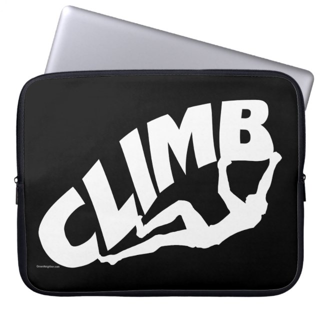 Rock Bouldering, klimmen Laptop Sleeve (Voorkant)