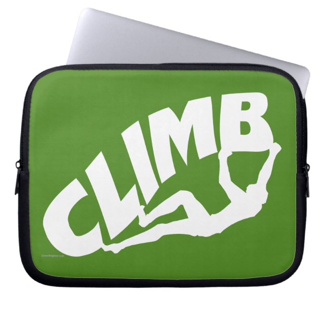 Rock Bouldering Laptop Sleeve (Voorkant)