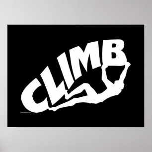 Rock Bouldering Poster