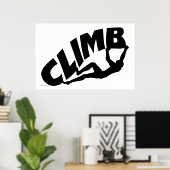 Rock Bouldering Poster (Thuiskantoor)