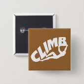 Rock Bouldering Vierkante Button 5,1 Cm (Voorkant /achterkant)
