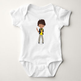 Rock Boy, Latino Boy, Microphone, Band Singer Romper