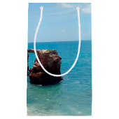 Rock Bridge in Beach, Puerto Rico, Cabo Rojo Klein Cadeauzakje (Voorkant)