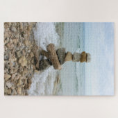 Rock Cairn aan het meer - 20x30 - 1014 stuks. Legpuzzel (Horizontaal)