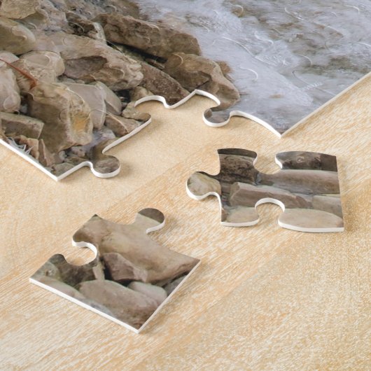 Rock Cairn bij het meer - 11x14 - 252 pcs Legpuzzel (Zijkant)