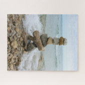 Rock Cairn by the Lake - 16x20 - 520 stuks Legpuzzel (Horizontaal)