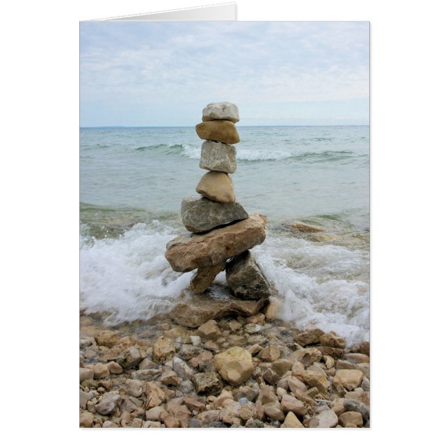 Rock Cairn - Mackinac Island Monument (Voorkant)