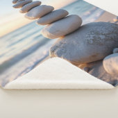 Rock Cairn Ocean Sherpa Deken (3/4)