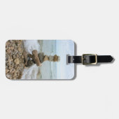 Rock Cairn (Pillar) - Mackinac Island, Michigan Bagagelabel (Voorkant horizontaal)