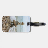 Rock Cairn (Pillar) - Mackinac Island, Michigan Bagagelabel (Achterkant horizontaal)