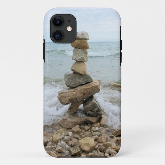 Rock Cairn (Pillar) - Mackinac Island, Michigan Case-Mate iPhone Case (Achterkant)