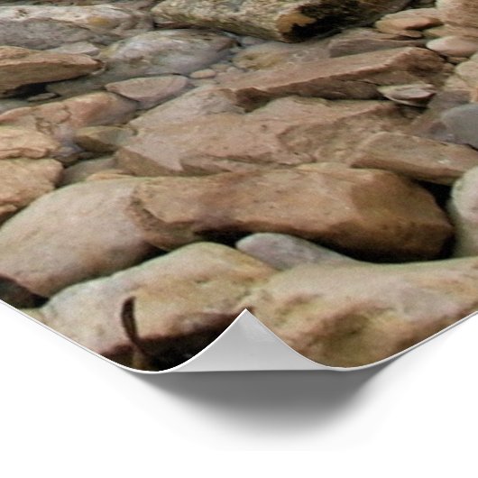 Rock Cairn (Pillar) - Mackinac Island, Michigan Poster (Hoek)