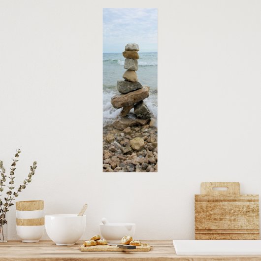 Rock Cairn (Pillar) - Mackinac Island, Michigan Poster (Keuken)