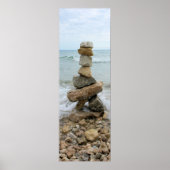 Rock Cairn (Pillar) - Mackinac Island, Michigan Poster (Voorkant)